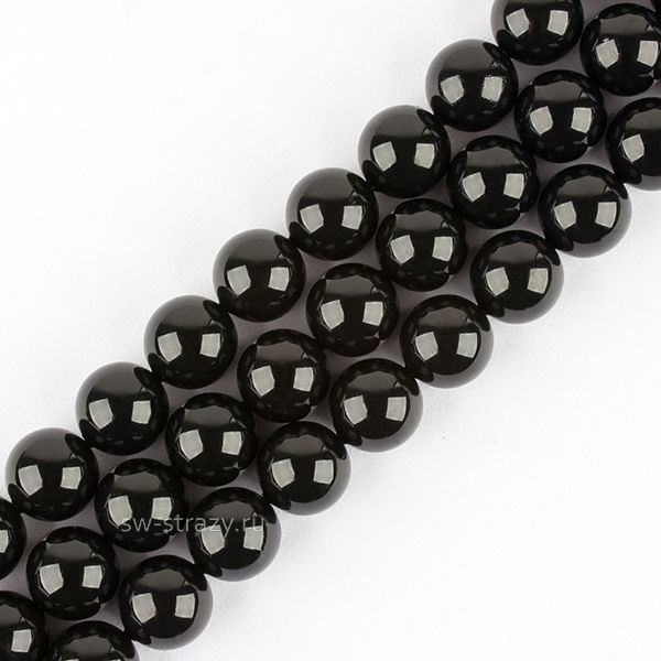 Жемчужины 5810 10 mm Crystal Mystic Black Pearl
