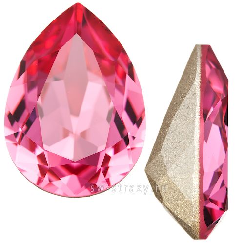 Кристаллы 4320 18x13 mm Rose
