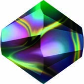 Бусины 5328 5 mm Crystal Rainbow Dark