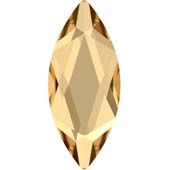 2201 14x6 mm Crystal Golden Shadow F