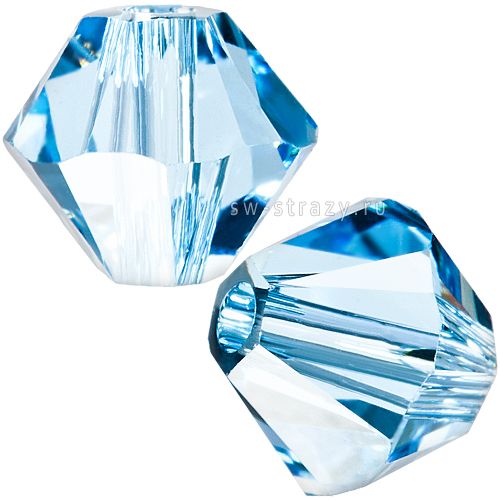 Бусины 5328 2,5 mm Aquamarine