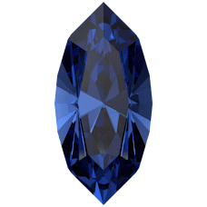 Кристаллы 4228 8x4 mm ReCreated Dark Sapphire